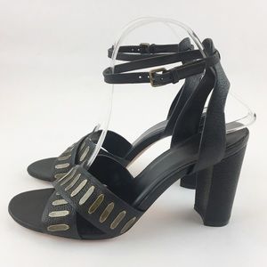 NWB Cole Haan Carya Black High Heels Sandals  7.5